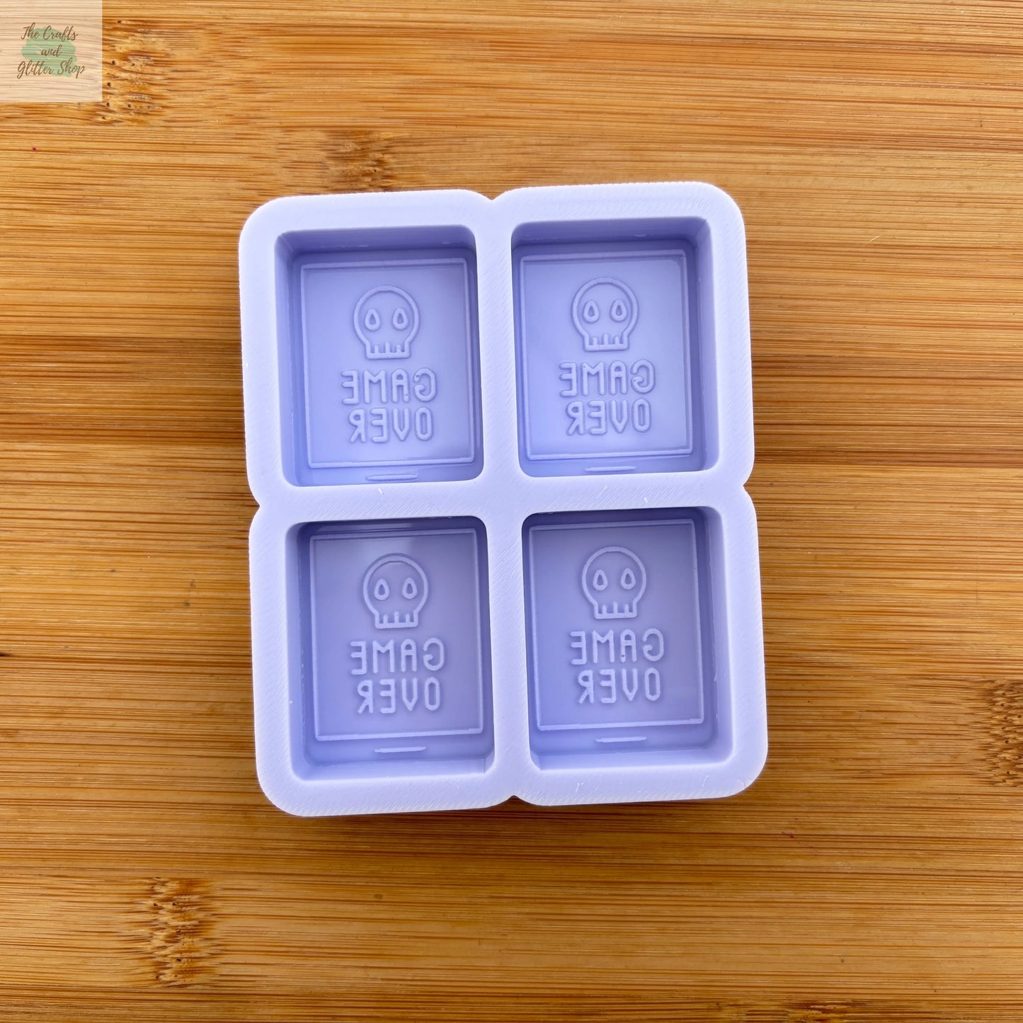 1.5 inch Game Over Silicone Mold - The Crafts and Glitter Shop