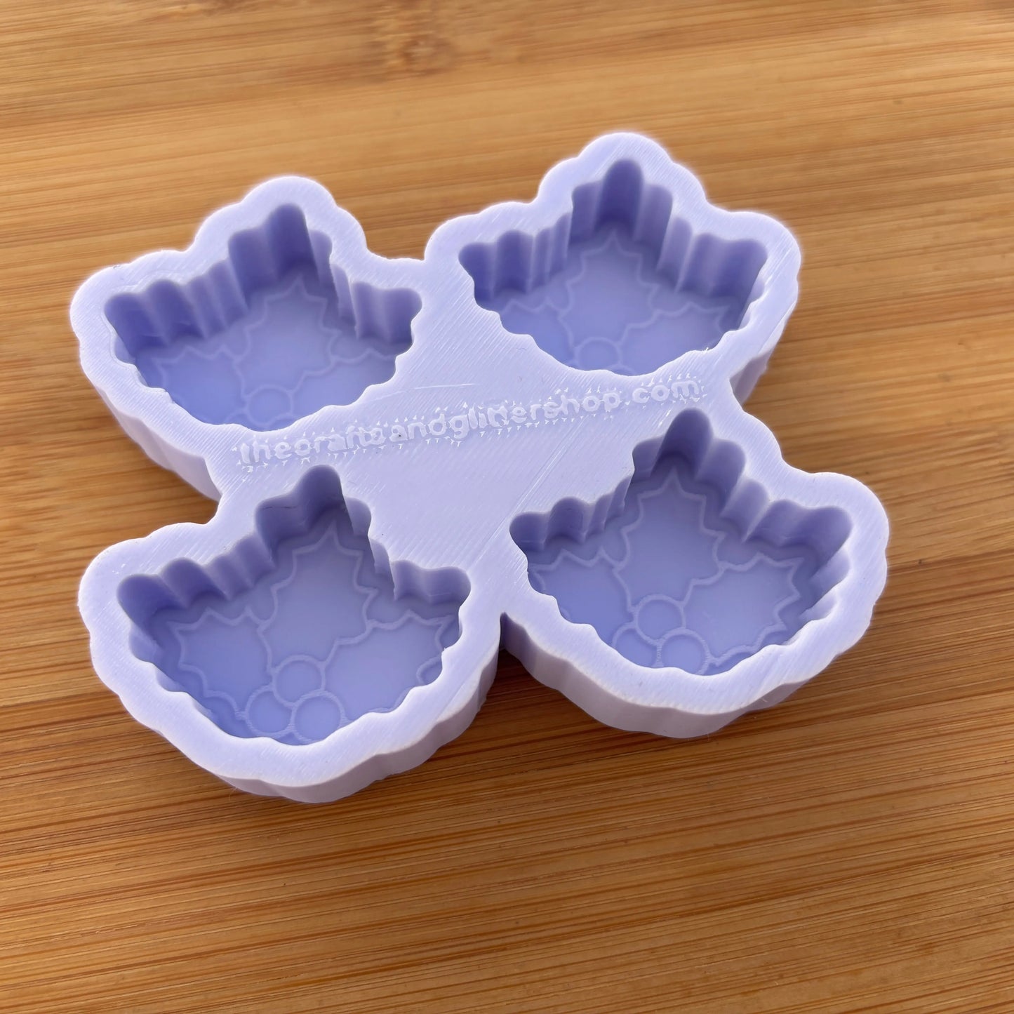 1.5 inch Holly Silicone Mold - The Crafts and Glitter Shop