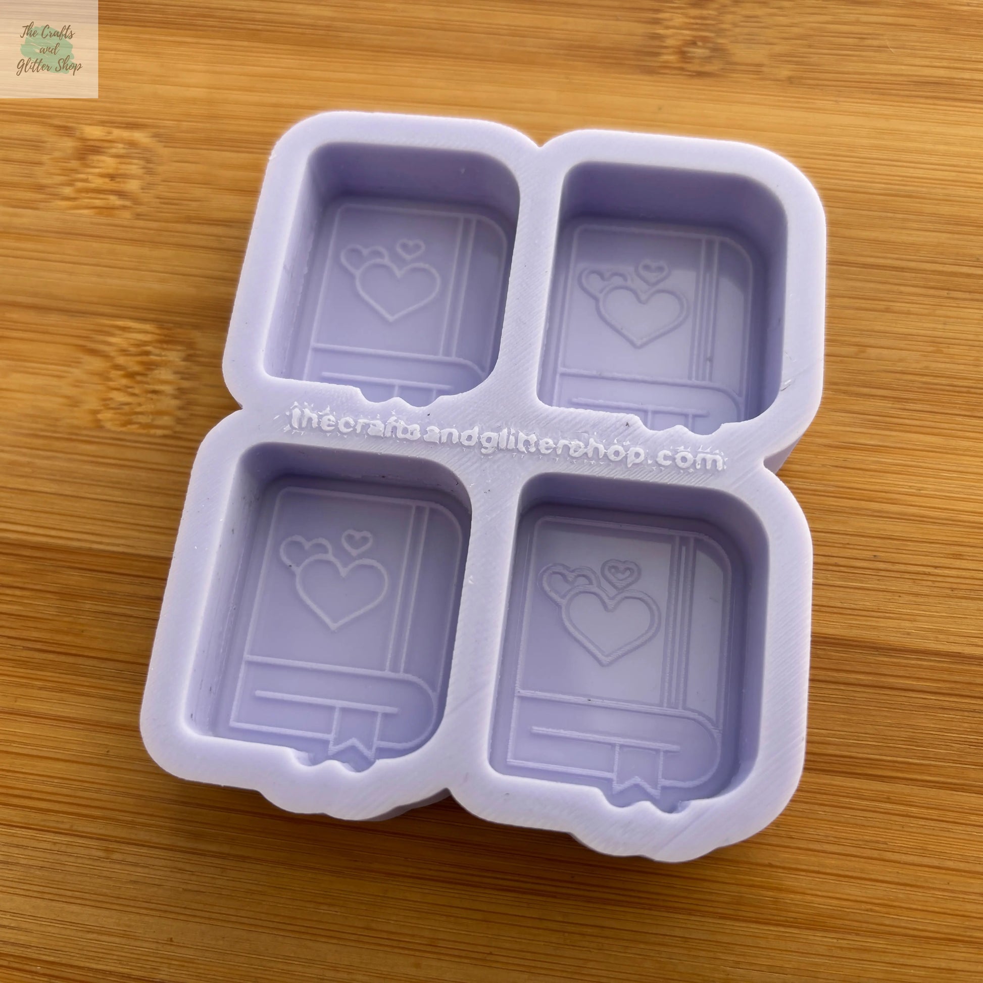 1.5 inch Romance Book Silicone Mold - The Crafts and Glitter Shop