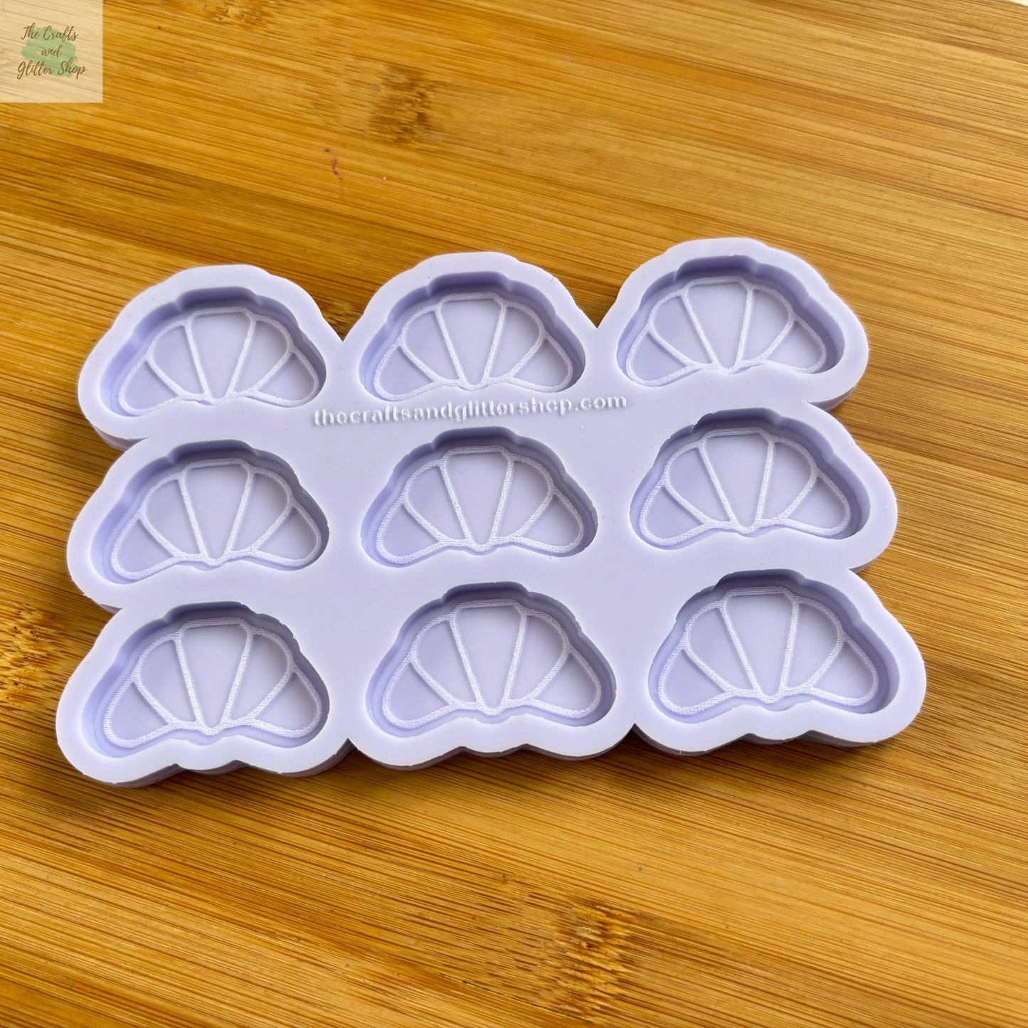 1.5" Croissant Silicone Mold - The Crafts and Glitter Shop