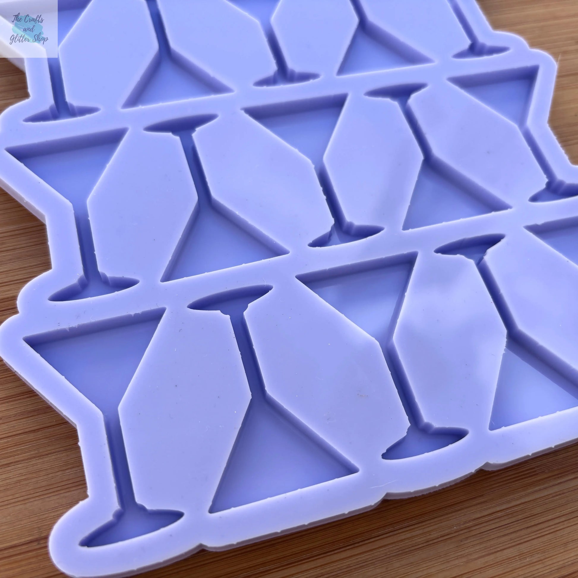 1.75 inch Martini Glass Silicone Mold - The Crafts and Glitter Shop
