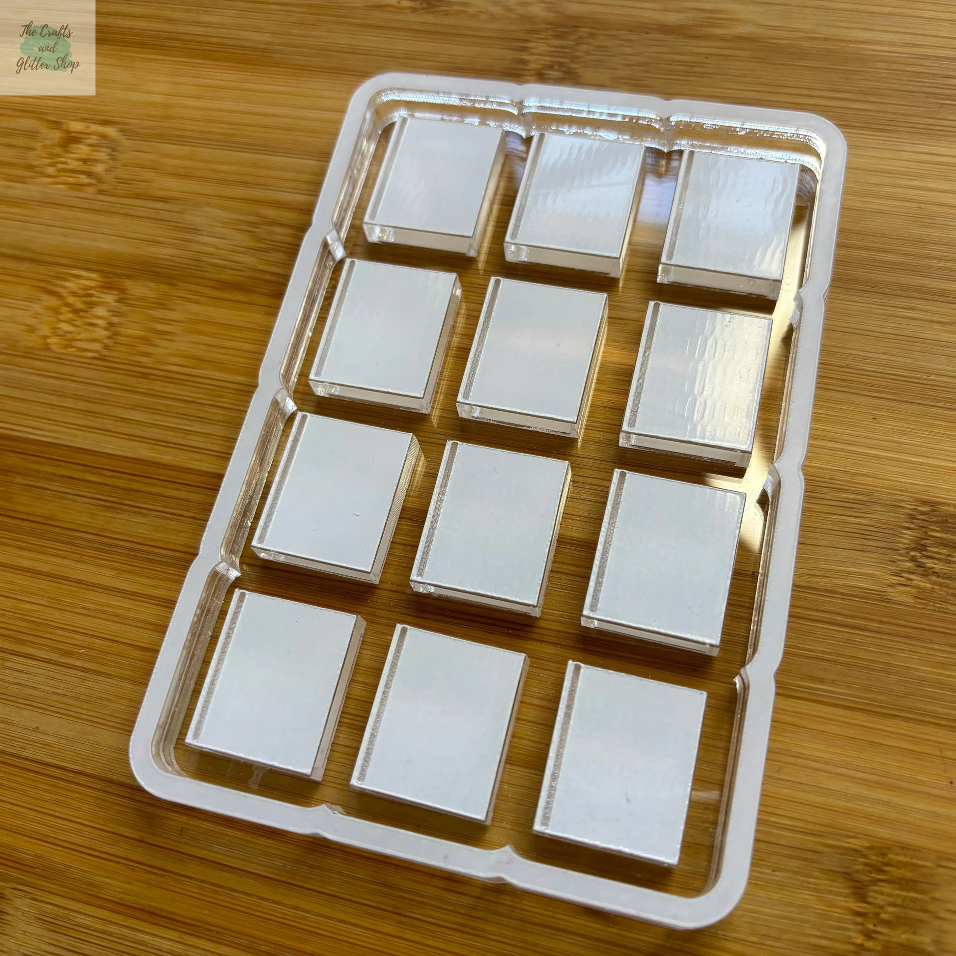 12pc 1" Book Acrylic Mold Blank