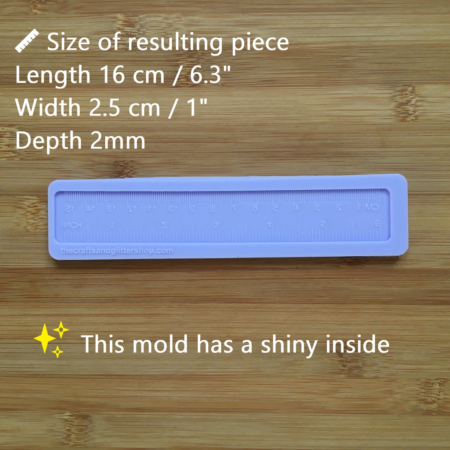 15 cm Ruler Silicone Mold