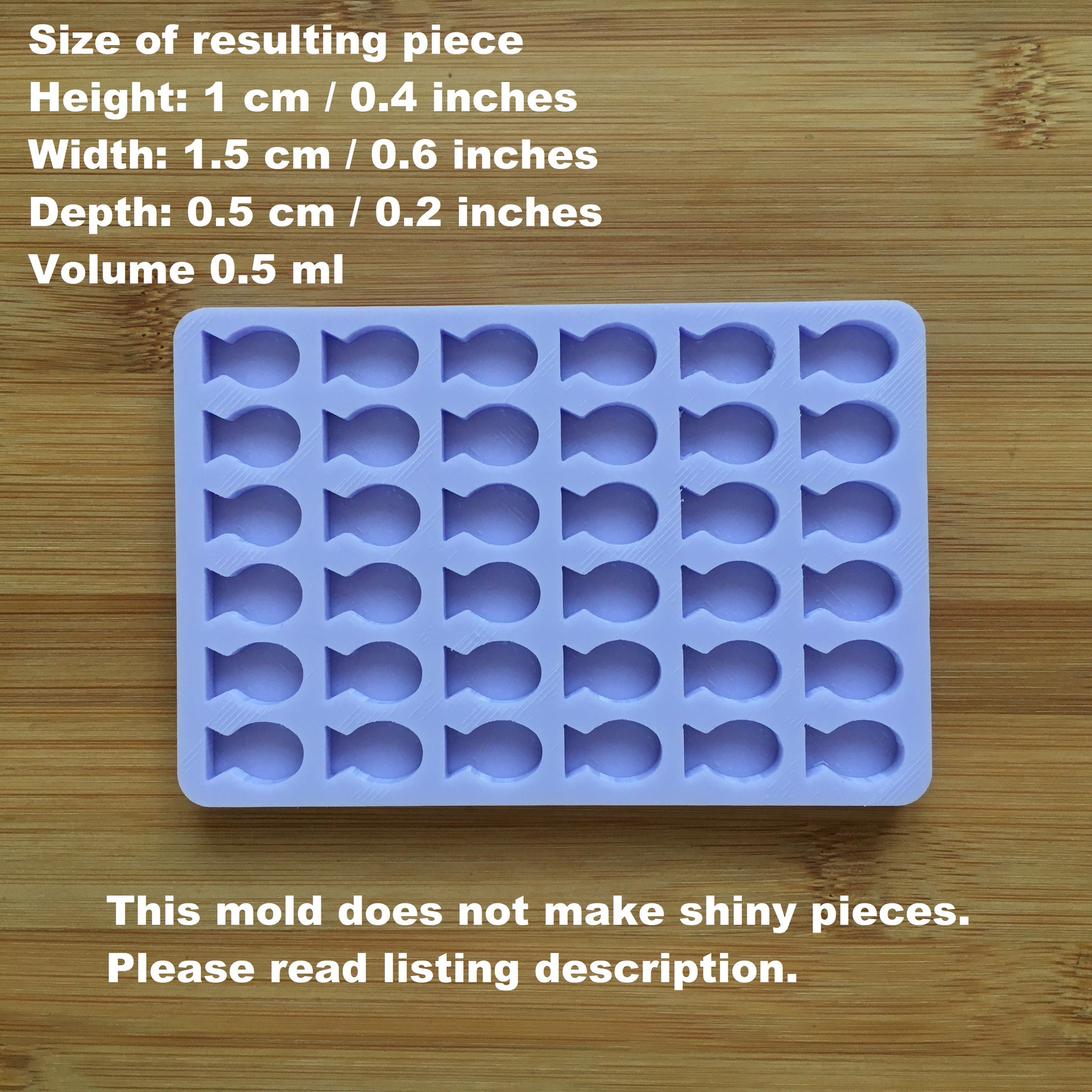 15mm Fish Silicone Mold
