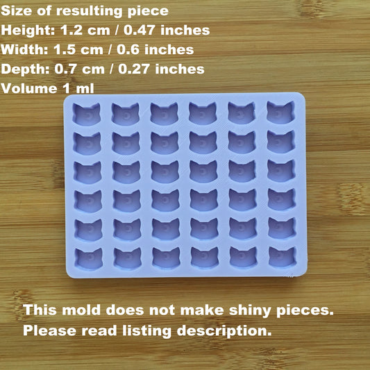 15mm Lunar Cat Silicone Mold