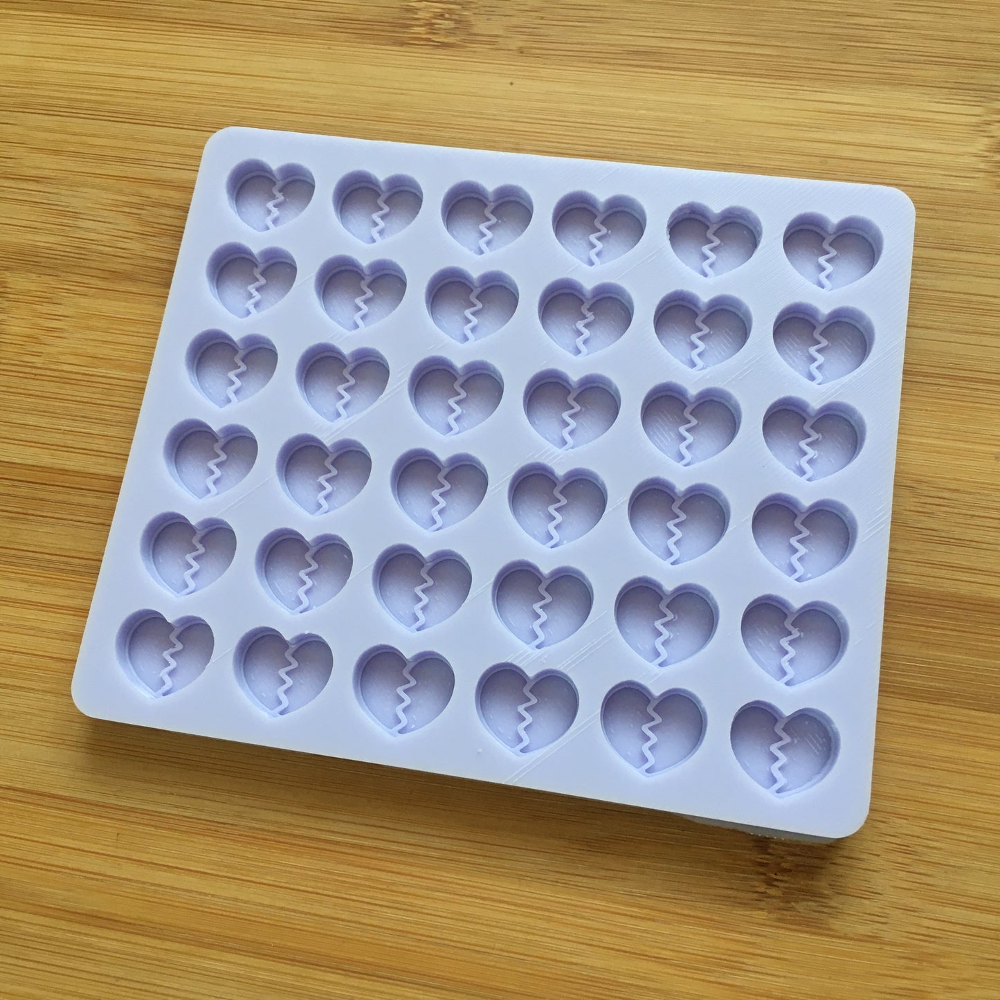 16mm Broken Heart Silicone Mold