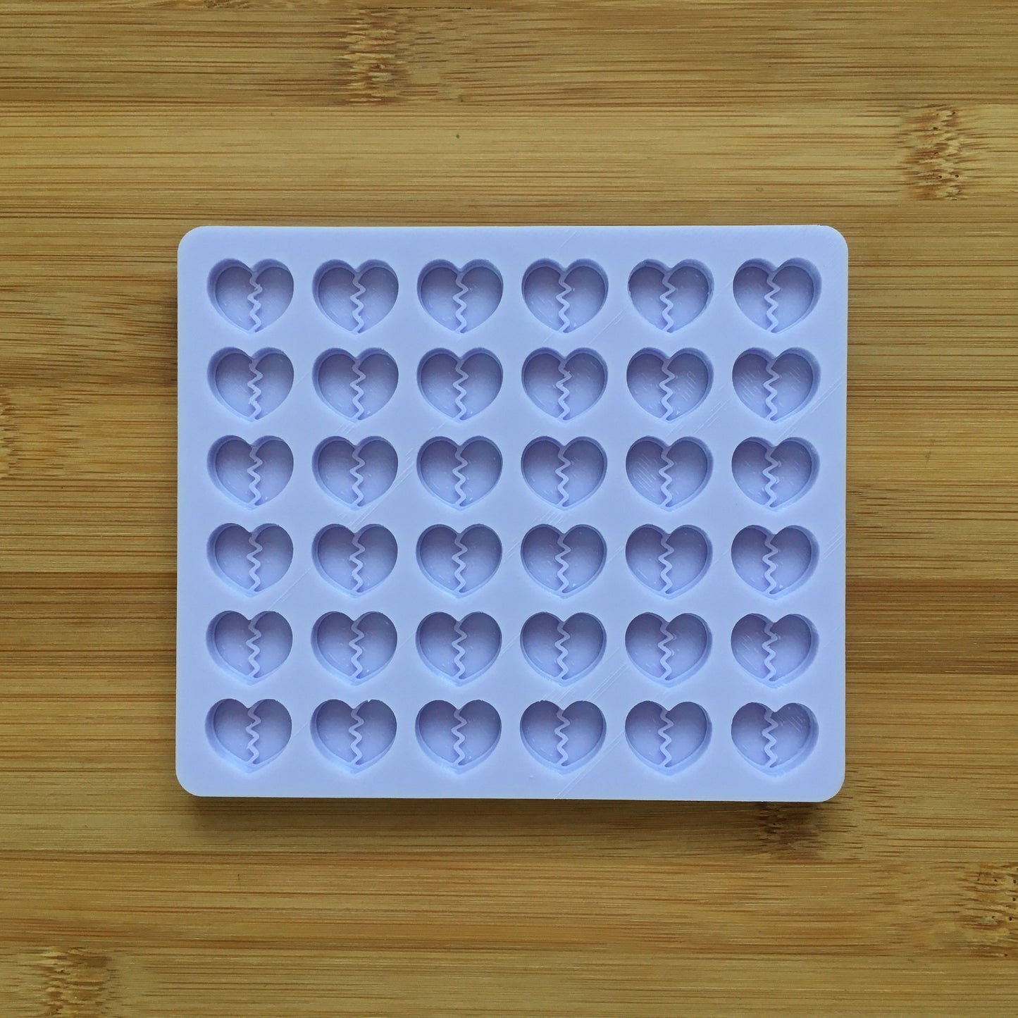 16mm Broken Heart Silicone Mold