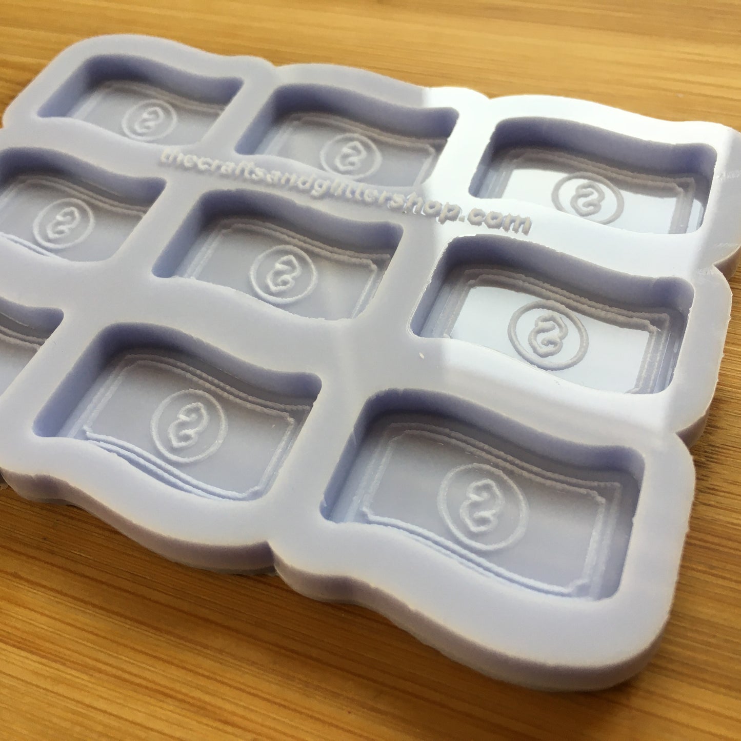 1.1" Dollar Bill Silicone Mold