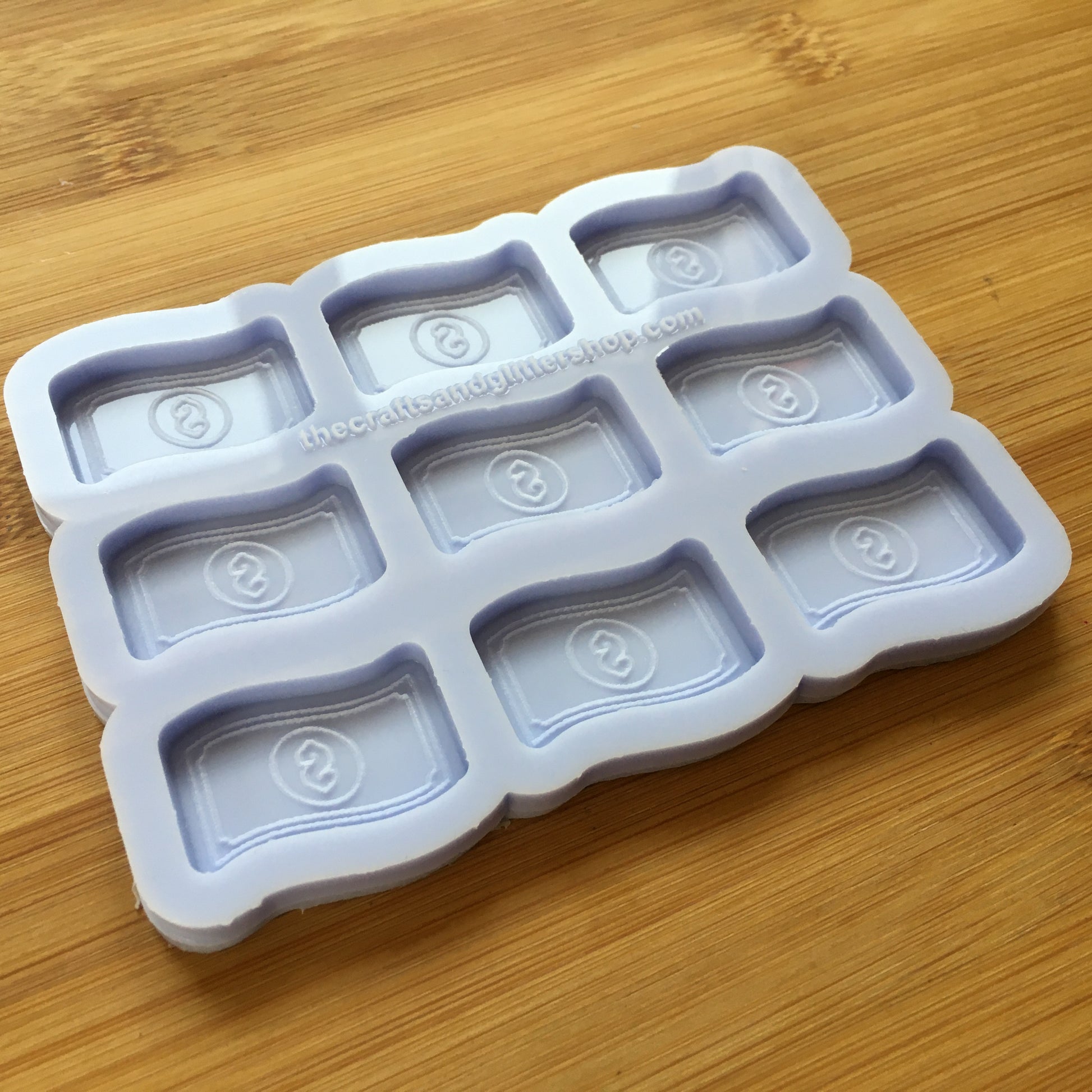 1.1" Dollar Bill Silicone Mold