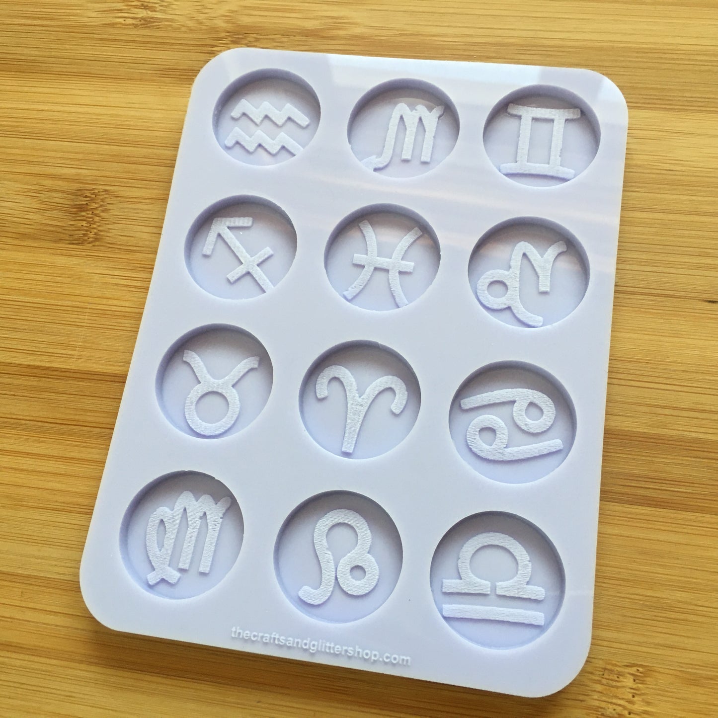 1.1" Zodiac Signs Silicone Mold
