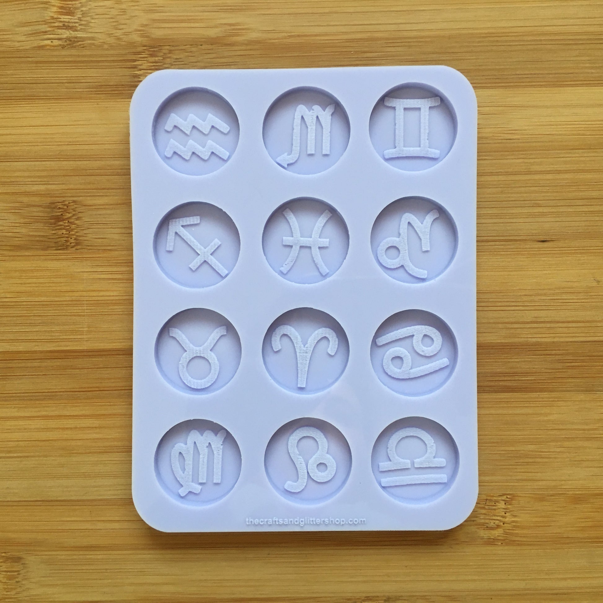 1.1" Zodiac Signs Silicone Mold