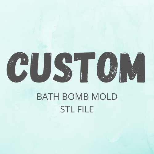 Custom Embed Tray for David Moriarty Bath Bomb Mold STL File - for 3D printing - FILE ONLY