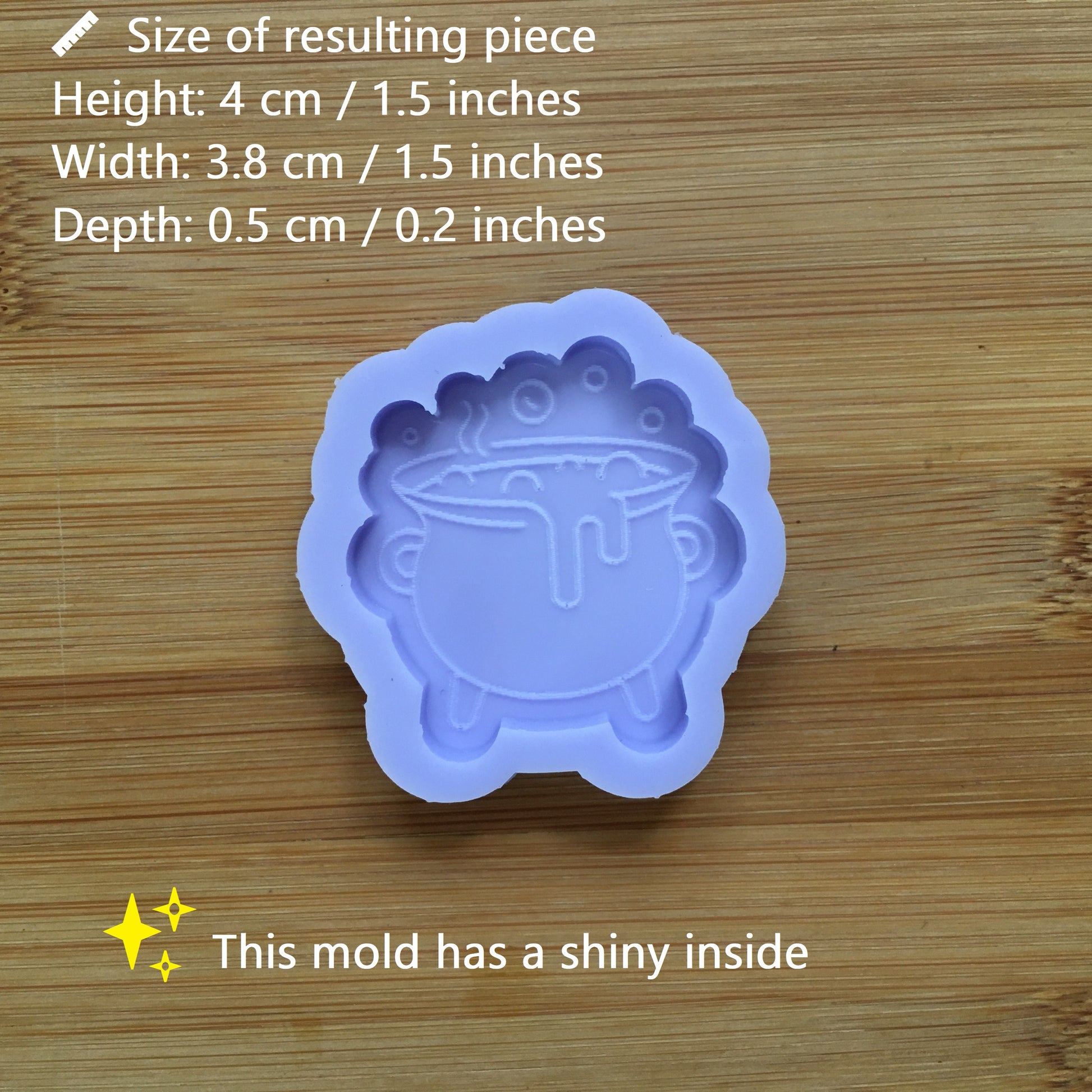 1.5" Cauldron Silicone Mold