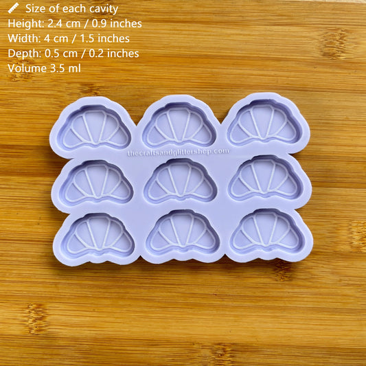 1.5" Croissant Silicone Mold