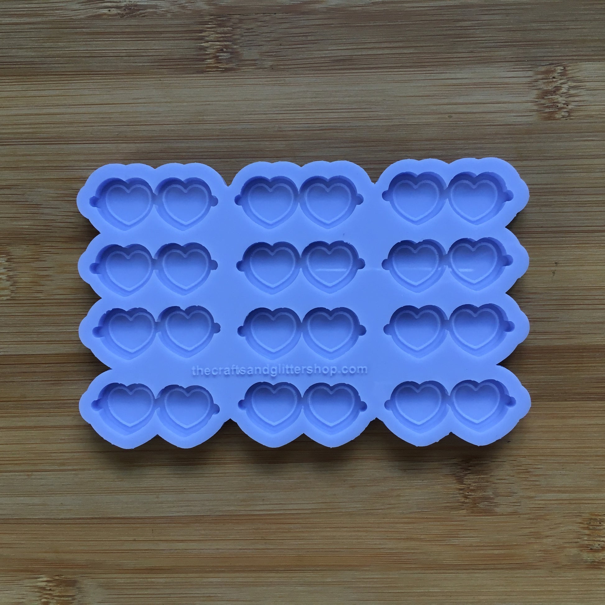 1.5" Heart Sunglasses Silicone Mold
