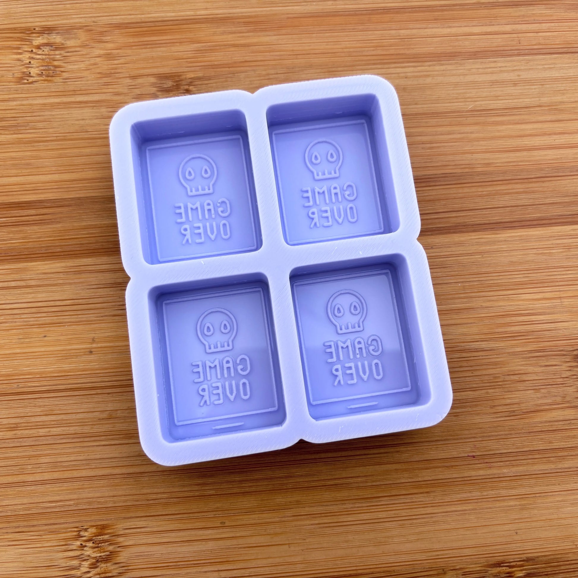 1.5 inch Game Over Silicone Mold