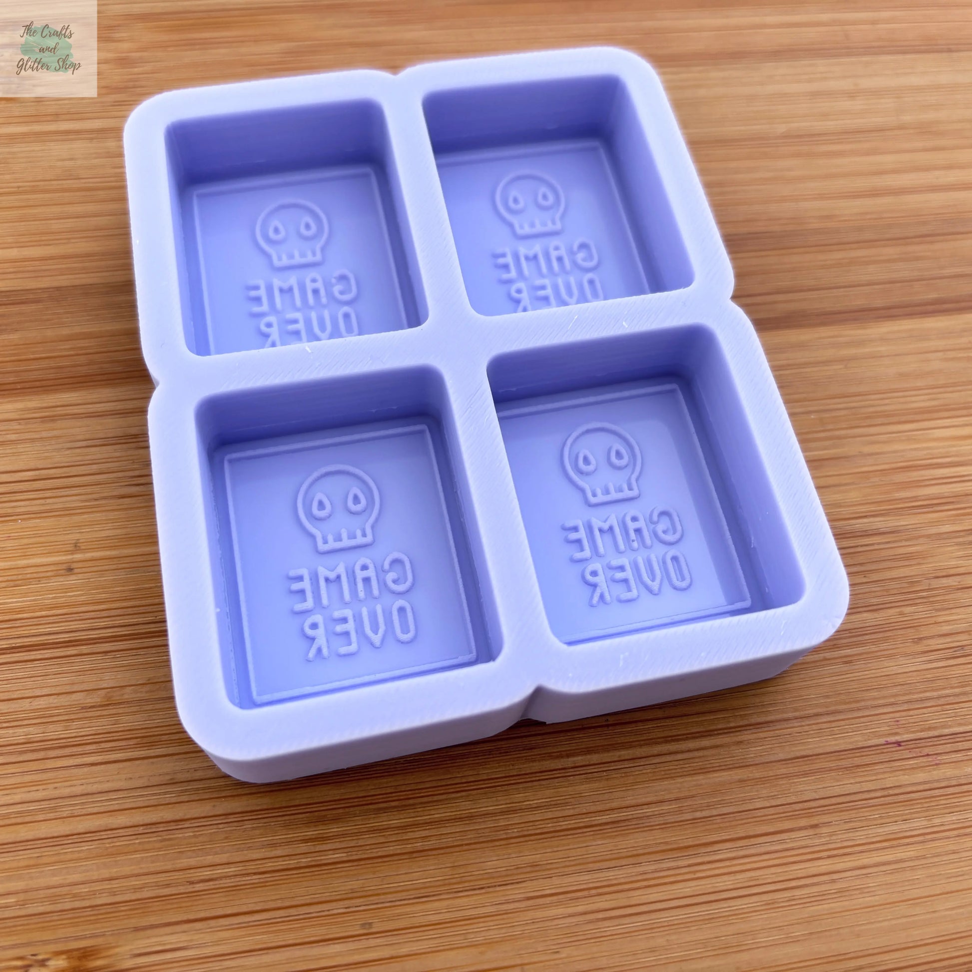 1.5 inch Game Over Silicone Mold