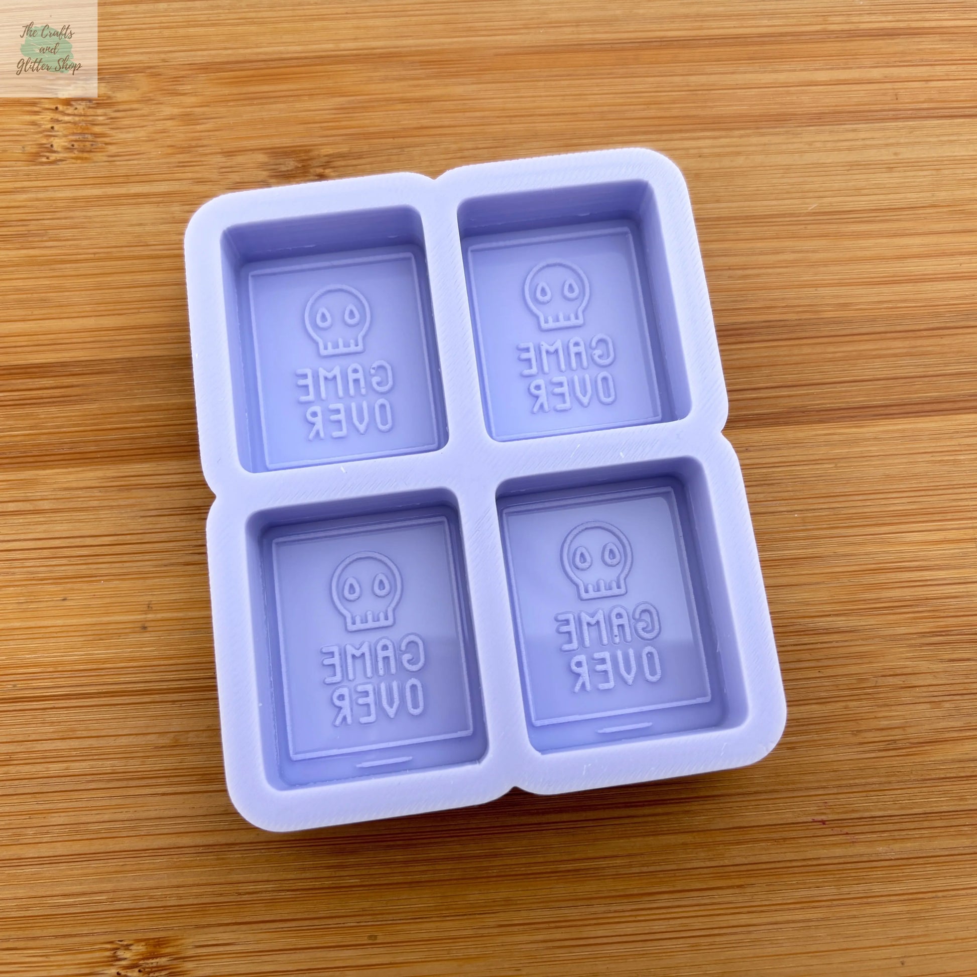 1.5 inch Game Over Silicone Mold
