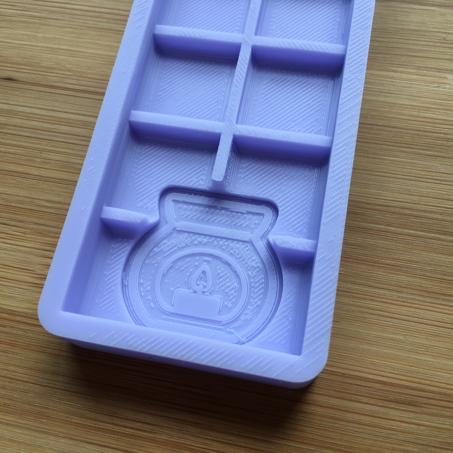 1.5 oz Wax Burner Snap Bar Silicone Mold