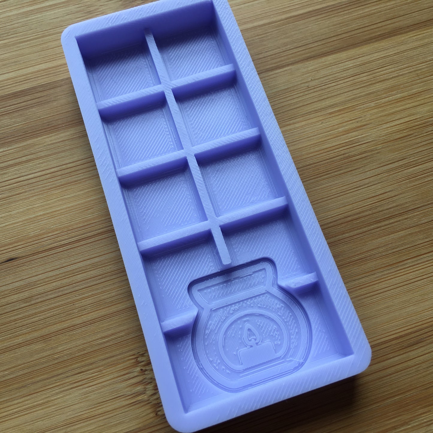 1.5 oz Wax Burner Snap Bar Silicone Mold