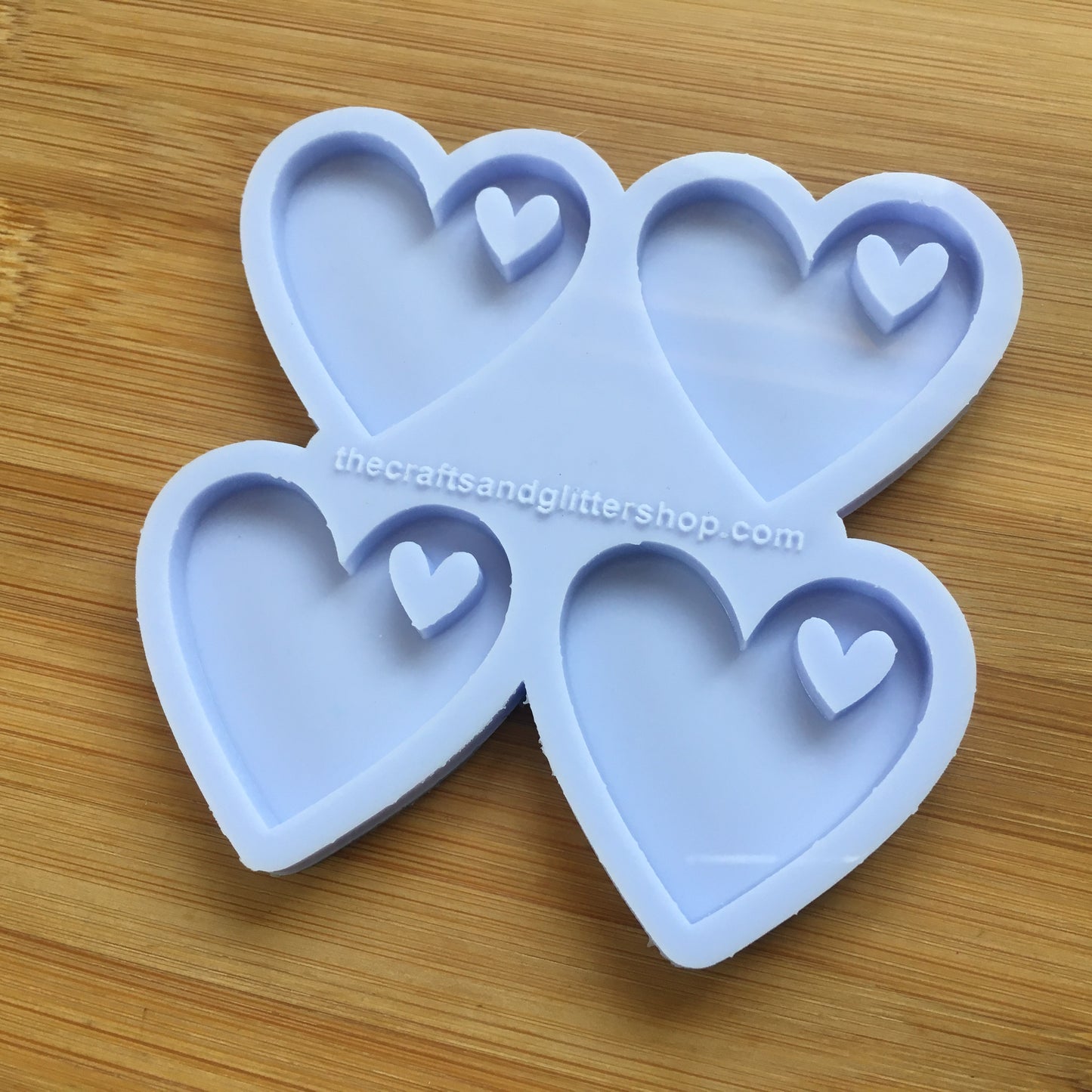 1.6" Heart Silicone Mold