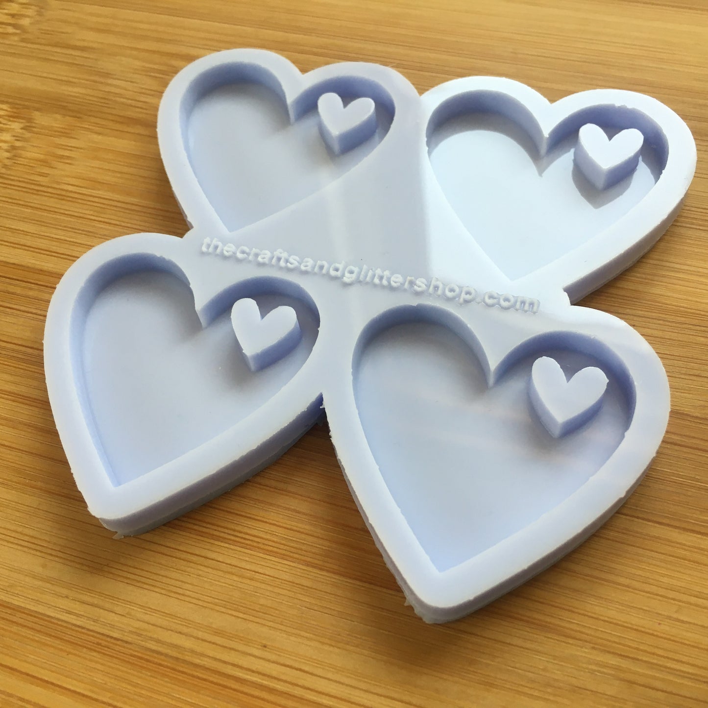 1.6" Heart Silicone Mold