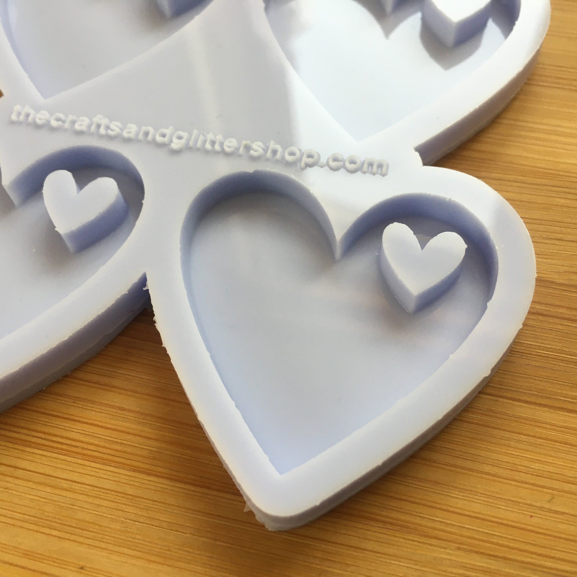1.6" Heart Silicone Mold