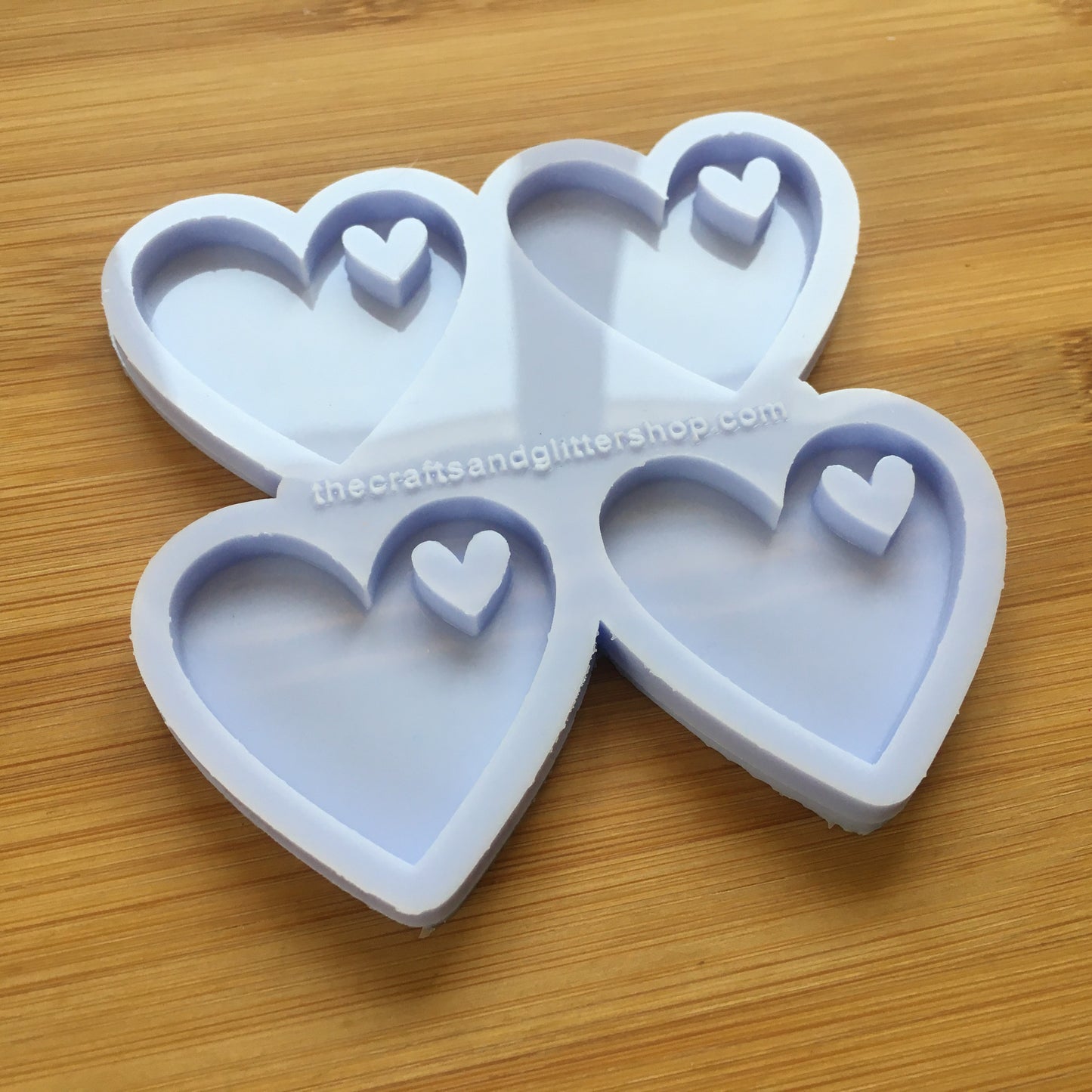 1.6" Heart Silicone Mold