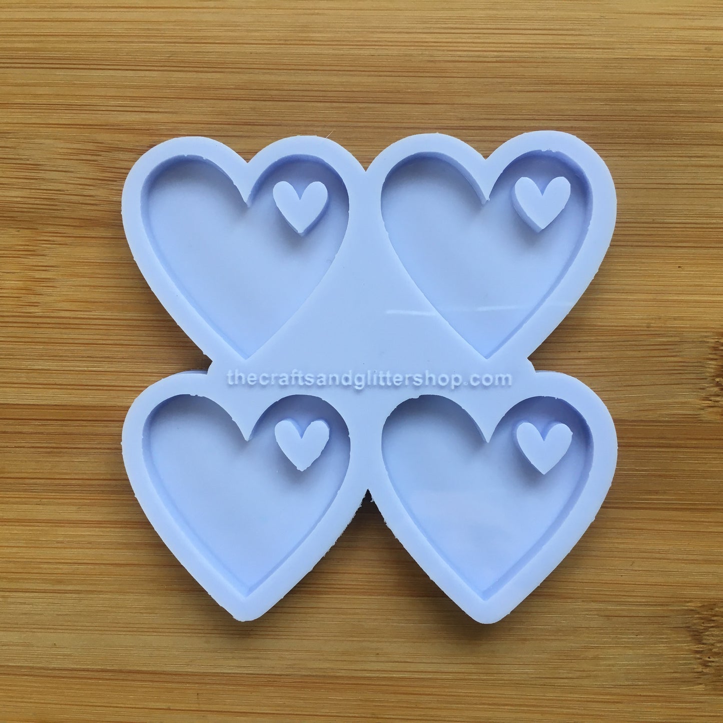 1.6" Heart Silicone Mold