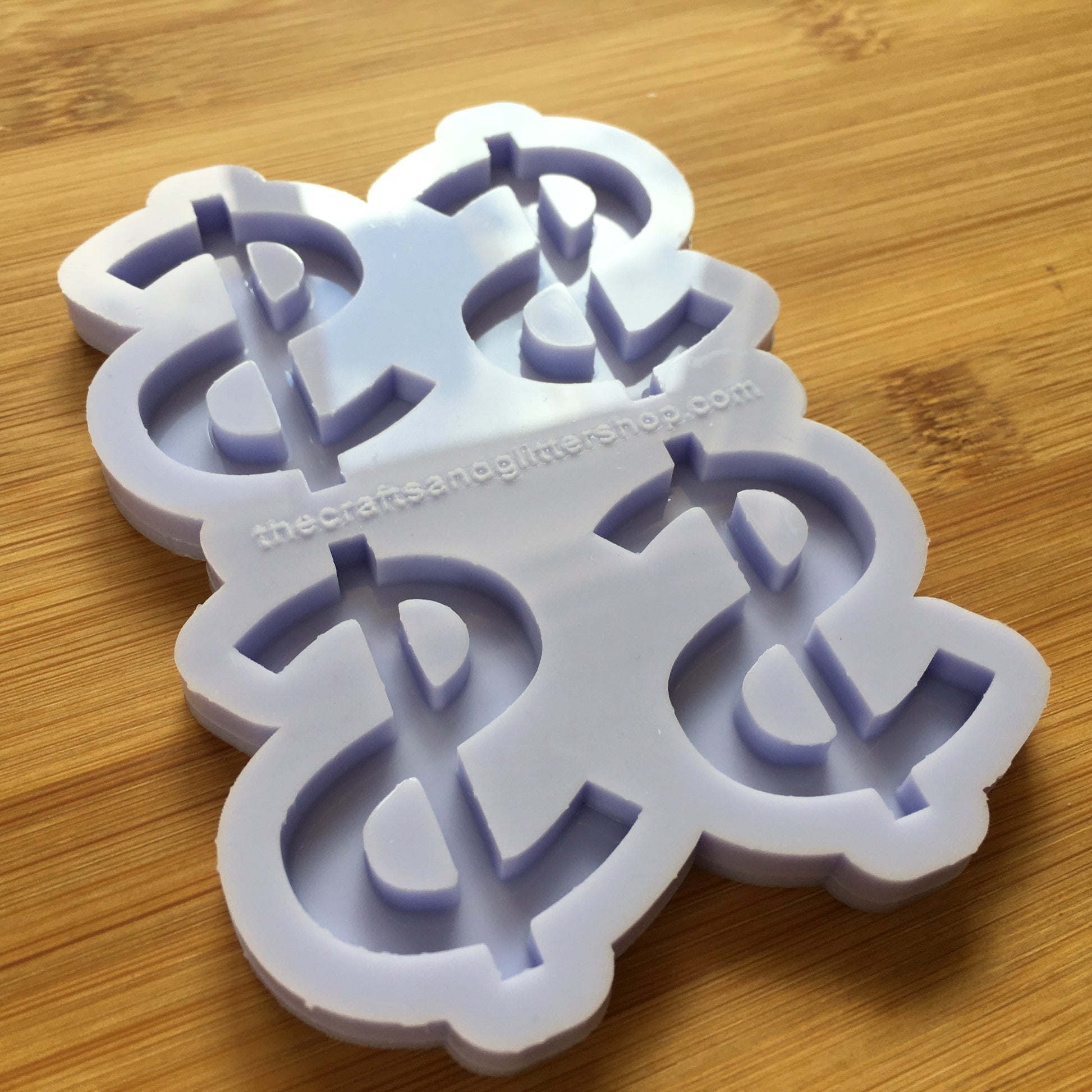 1.75" Dollar Sign Silicone Mold