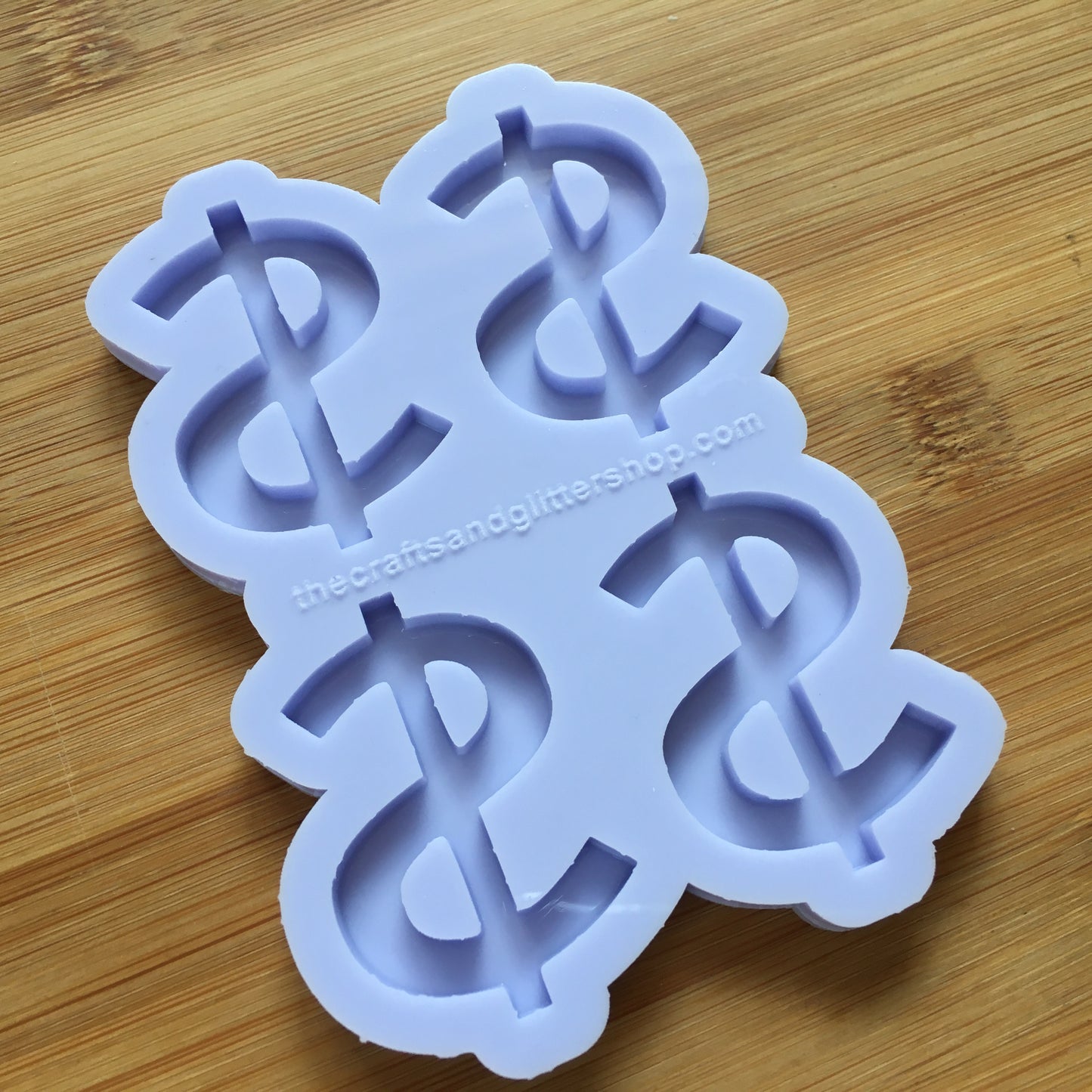 1.75" Dollar Sign Silicone Mold