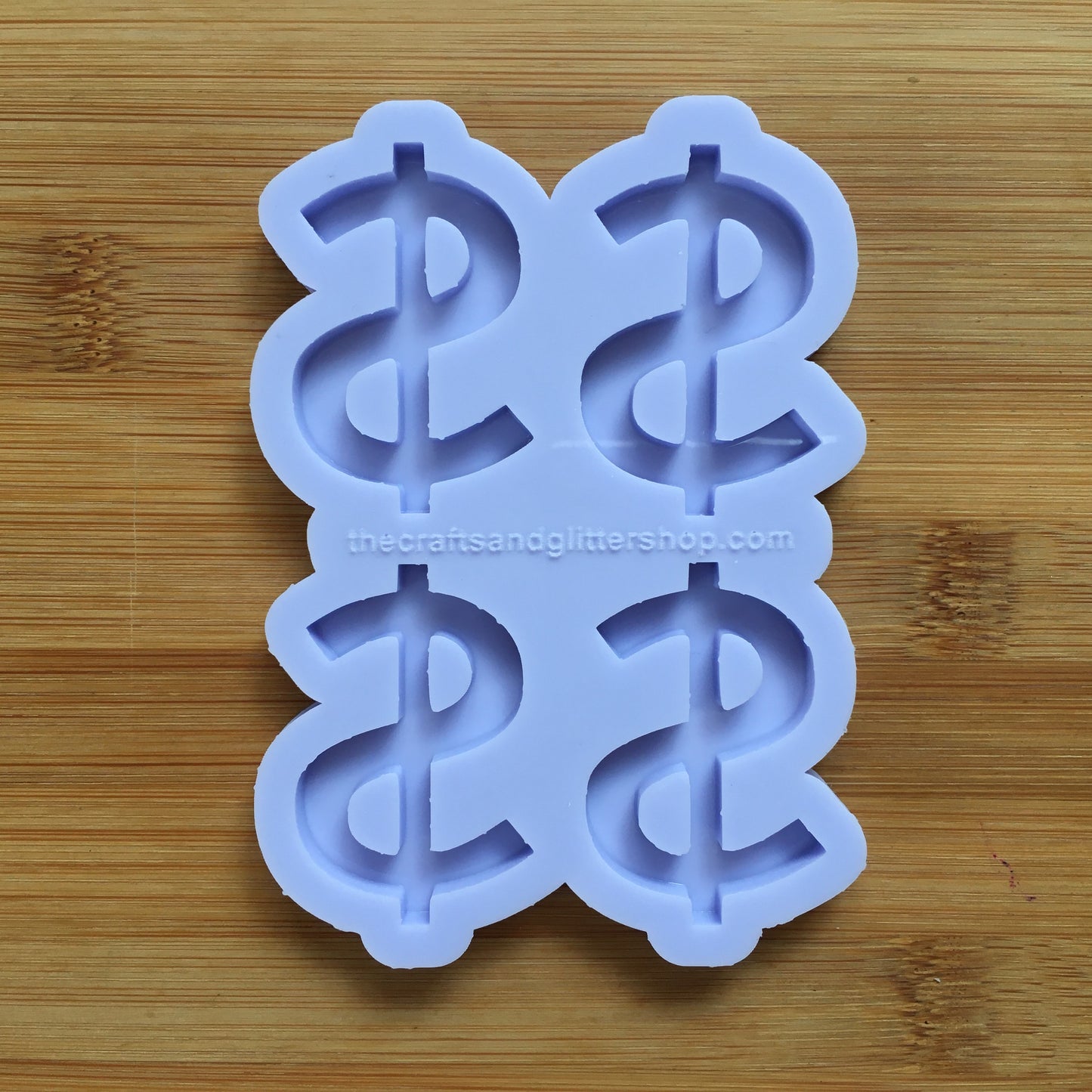 1.75" Dollar Sign Silicone Mold