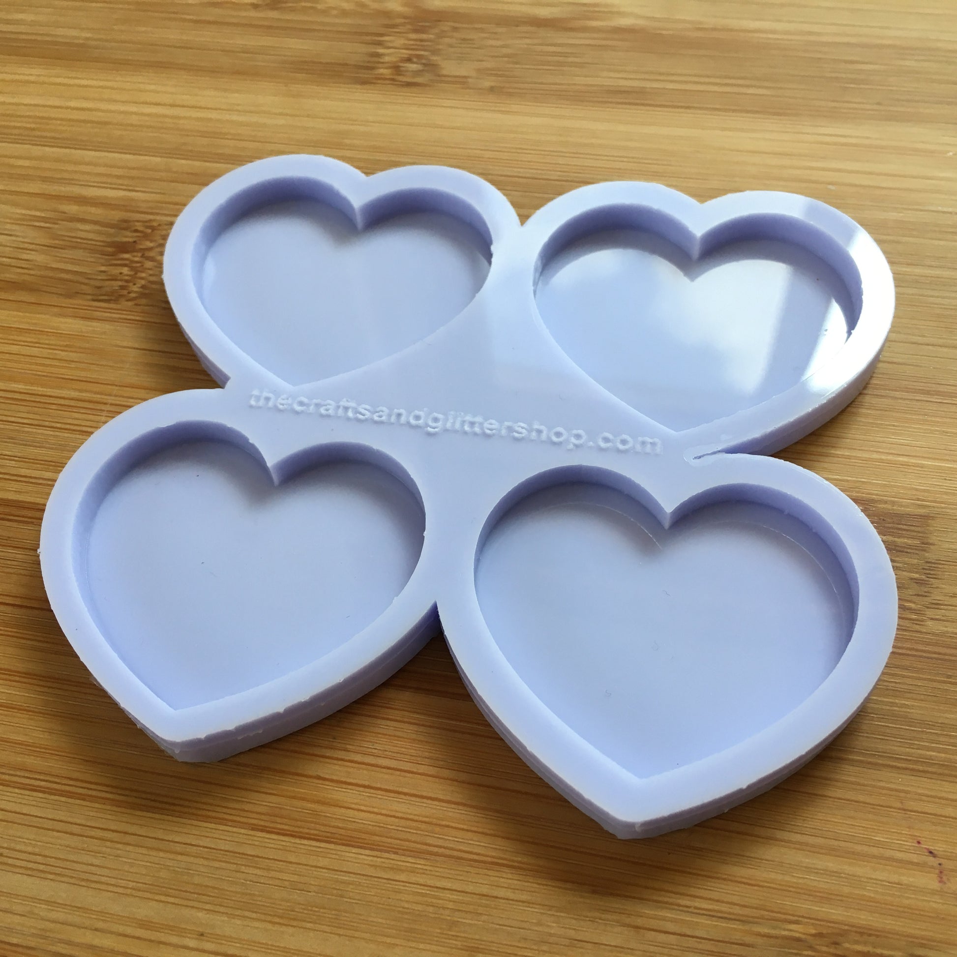 1.75" Heart Silicone Mold