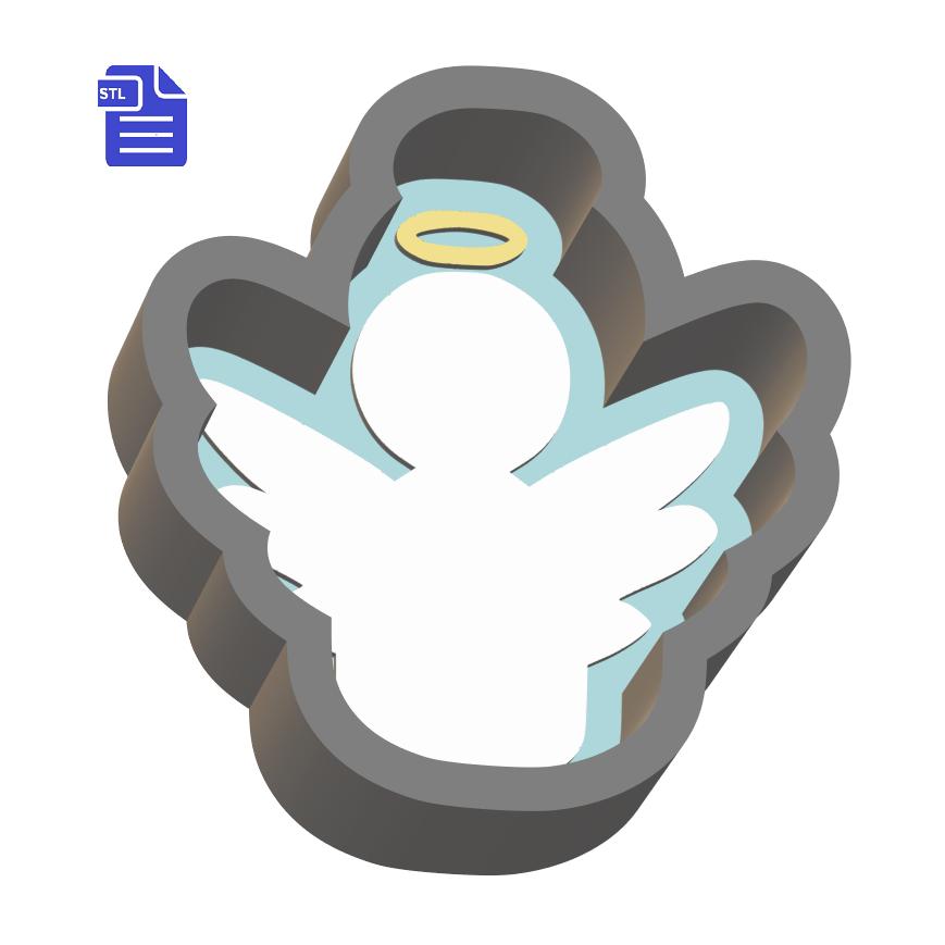 1pc Angel Bath Bomb Mold STL File