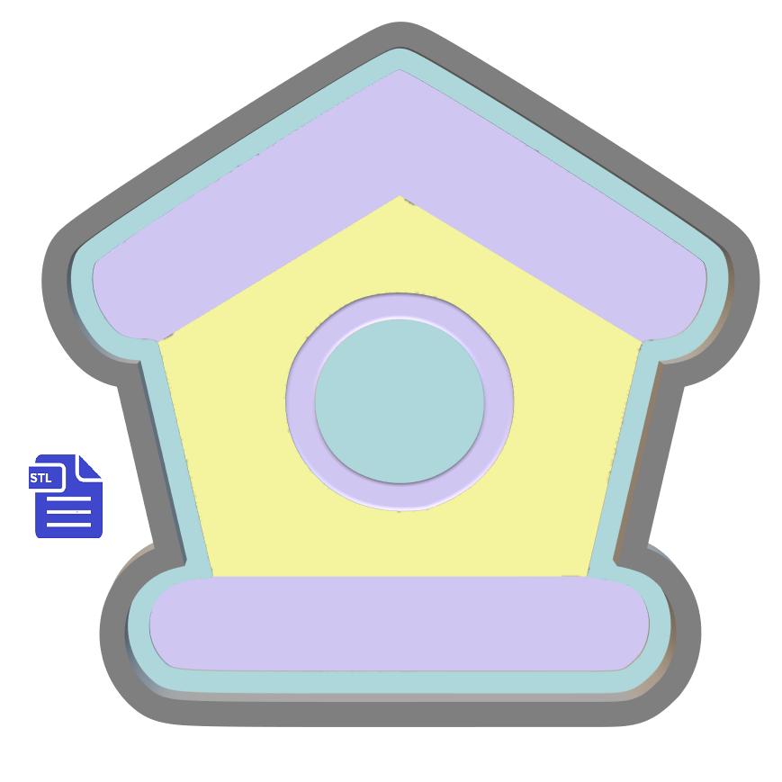 1pc Birdhouse Bath Bomb Mold STL File