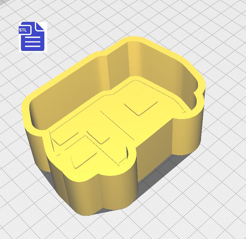 1pc Camper Van Bath Bomb Mold STL File
