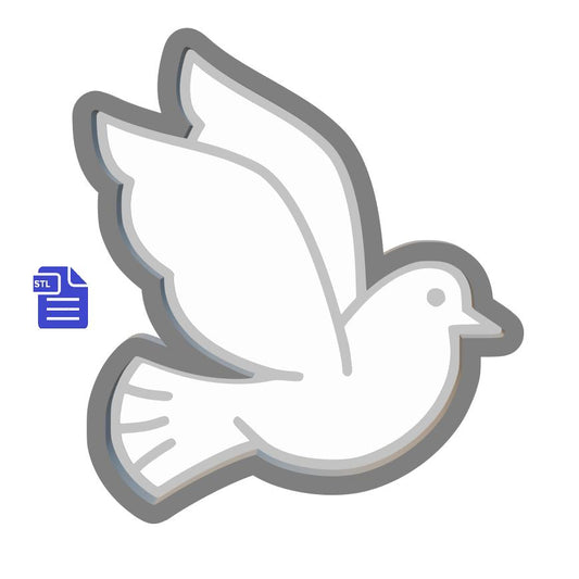 1pc Dove Bath Bomb Mold STL File