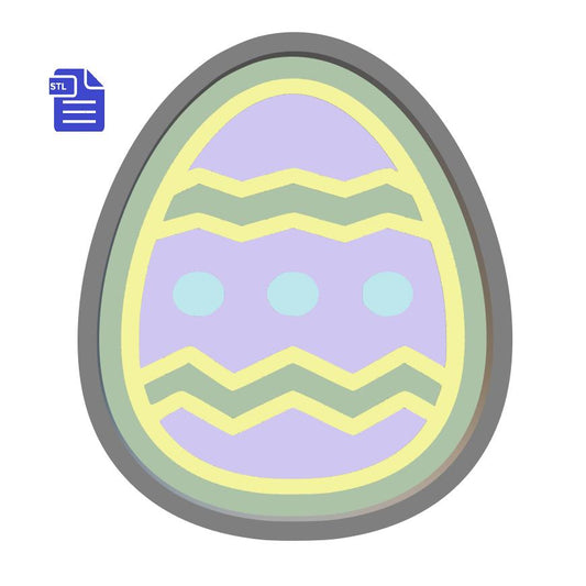 1pc Easter Egg Bath Bomb Mold STL File