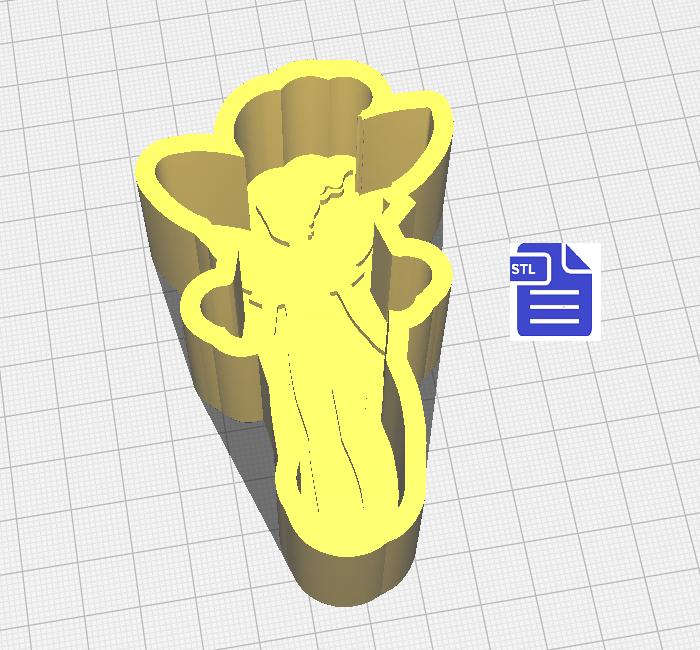 1pc Fairy Bath Bomb Mold STL File