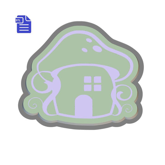 1pc Fairy House Bath Bomb Mold STL File