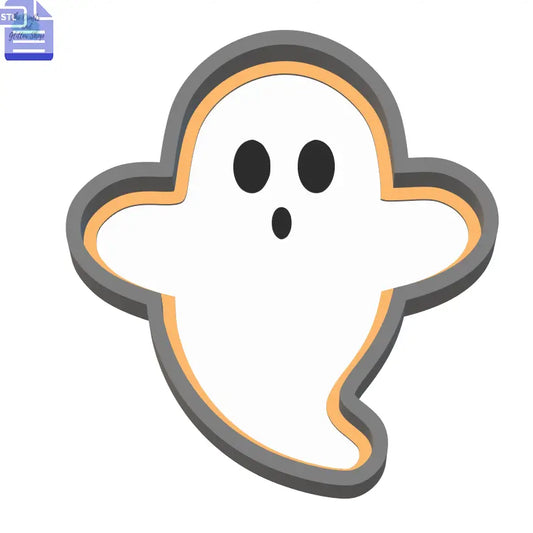 1pc Ghost Bath Bomb Mold STL File - The Crafts and Glitter Shop