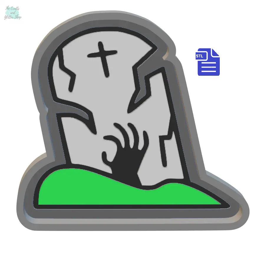 1pc Headstone Bath Bomb Mold STL File
