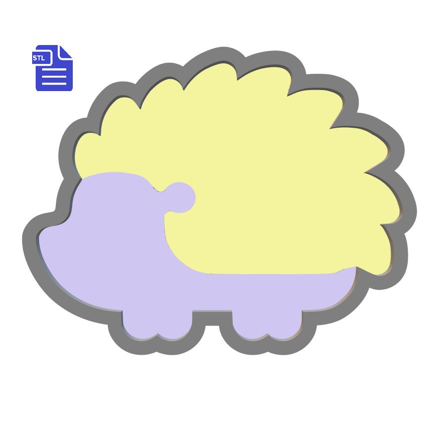 1pc Hedgehog Bath Bomb Mold STL File