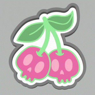 1pc Skull Cherries Bath Bomb Mold STL File - The Crafts and Glitter Shop