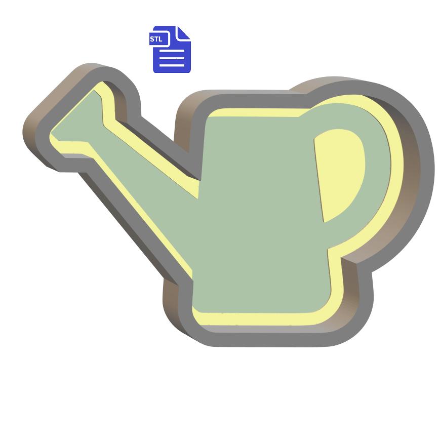 1pc Watering Can Bath Bomb Mold STL File - for 3D printing - FILE ONLY