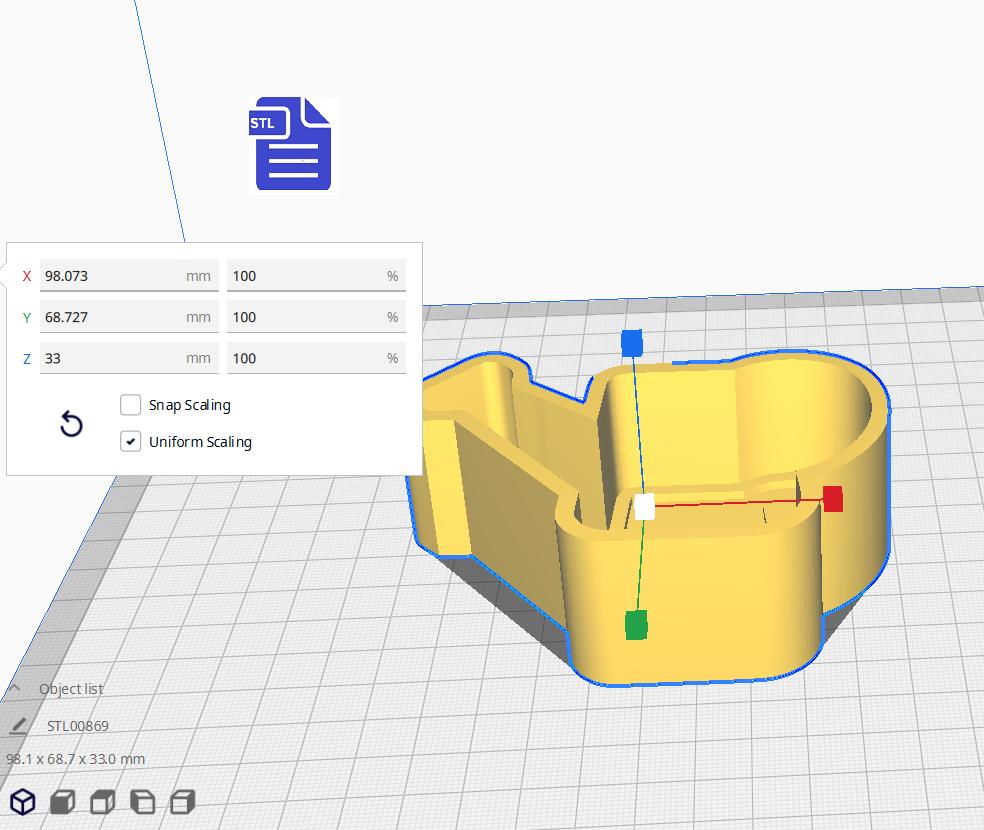 1pc Watering Can Bath Bomb Mold STL File - for 3D printing - FILE ONLY