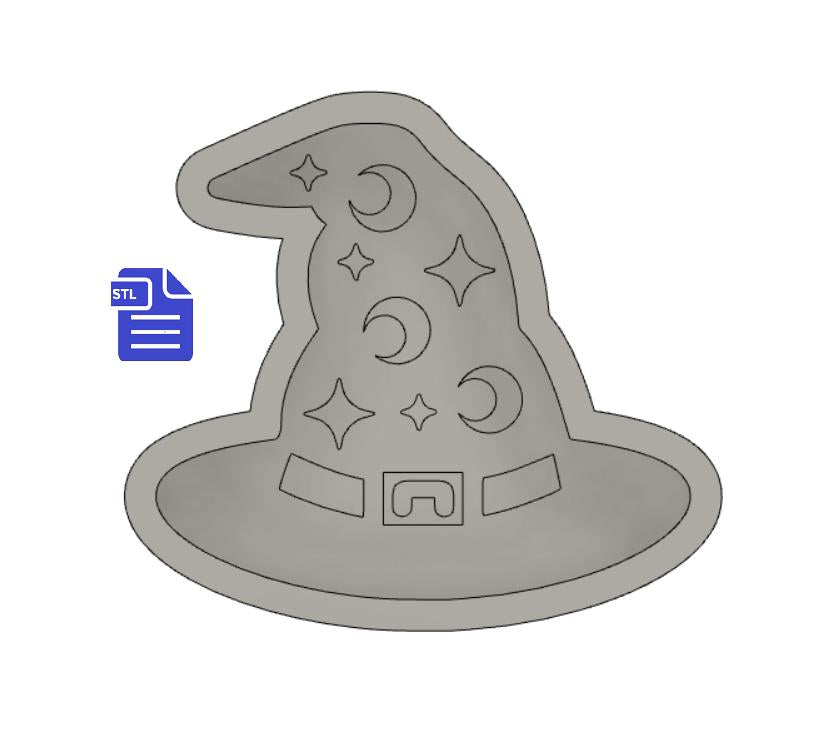 1pc Wizard Hat Bath Bomb Mold STL File