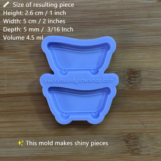 2" Bath Tub Silicone Mold