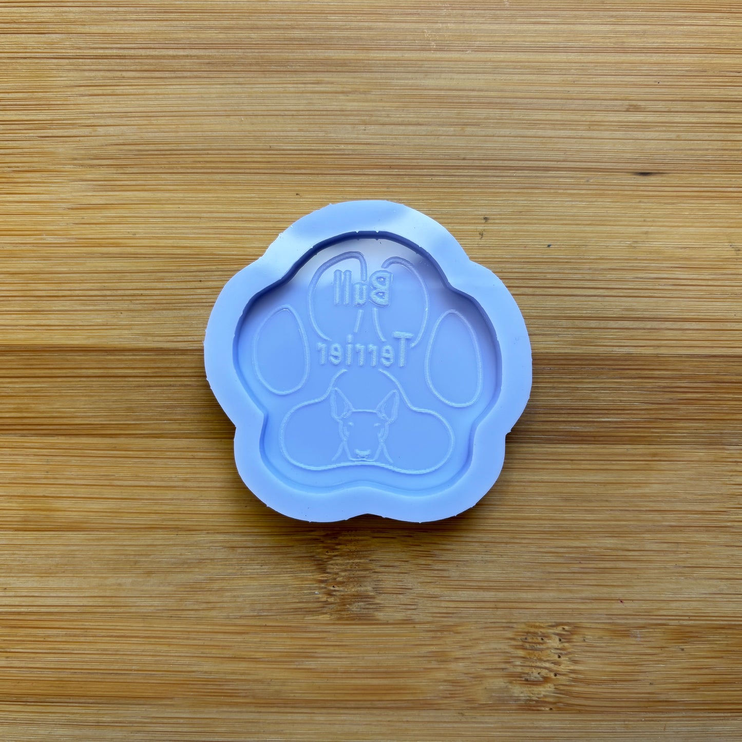 2" Bull Terrier Paw Silicone Mold