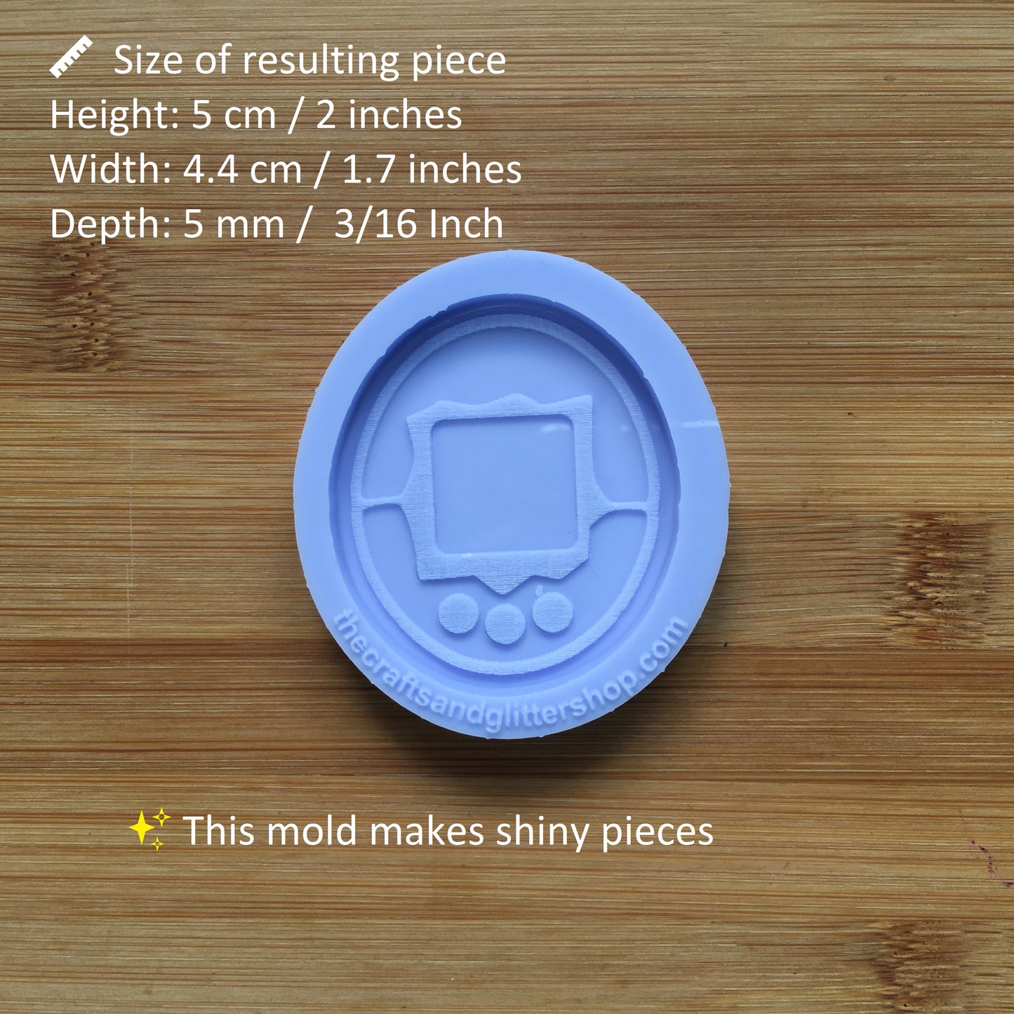 2" Digital Pet Game Console Silicone Mold